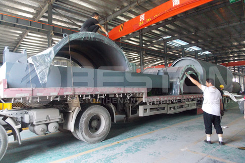 Shipment of Beston Pyrolysis Equipment for Sale