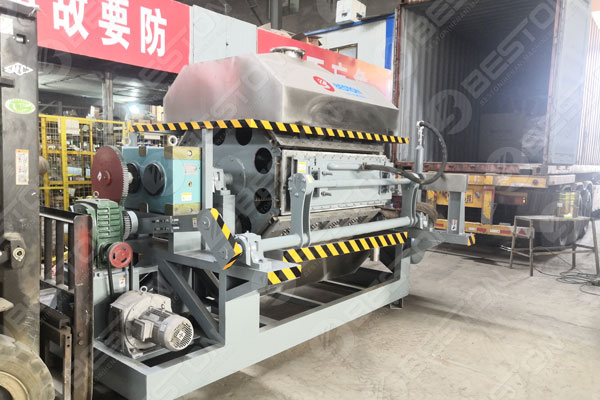 Beston Egg Tray Machine Shipped to Mozambique